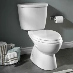 American Standard 2476216.020 – Dual Flush Nh El Combo W/sc Seat Wht