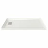 American Standard A8001L-LHO.020 – 60×30-Inch Acrylic Shower Base – Left Side Drain
