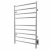 ICO K4034W – 24″x40″ Kontour Linear Electric Hardwired Towel Warmer Brushed Nickel