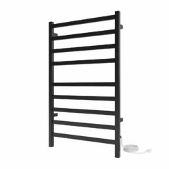 ICO K6035E – 24″x40″ Kontour Square Electric Plug-In Towel Warmer Matte Black