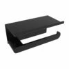 ICO V4055 – Flow Toilet Paper Holder With Shelf Matte Black