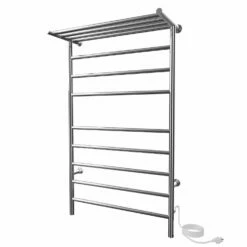 ICO K3023E – 24″x40″ Kontour Angle Electric Plug-In Towel Warmer With Shelf Chrome