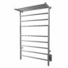 ICO K3023W – 24″x40″ Kontour Angle Electric Hardwired Towel Warmer With Shelf Chrome