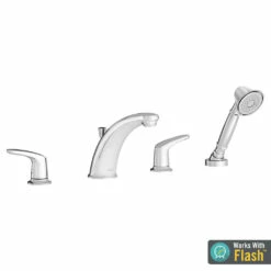 American Standard T075921.002 – Colony PRO Roman Tub Faucet With Personal Shower For Flash Rough-In Valves
