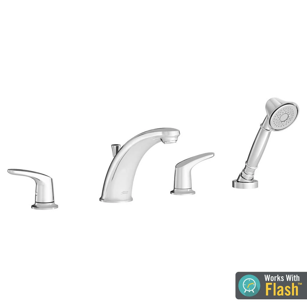 American Standard T075921.002 – Colony PRO Roman Tub Faucet With Personal Shower For Flash Rough-In Valves 1 American Standard T075921.002 – Colony PRO Roman Tub Faucet With Personal Shower For Flash Rough-In Valves