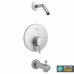 American Standard TU064502WDXH.002 – Serin Tub And Shower Trim Kit Less Shower Head With Cartridge