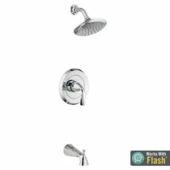 American Standard TU186502.002 – Fluent Tub And Shower Trim Kit With Cartridge